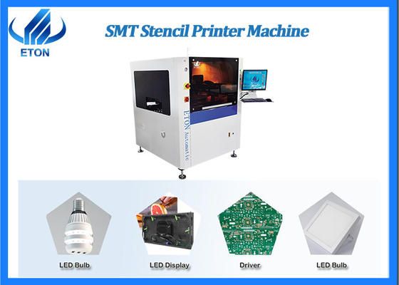 1200mm/S प्रोग्रामेबल ऑटोमैटिक स्टैंसिल प्रिंटर दो स्वतंत्र मोटराइज्ड प्रिंट हेड