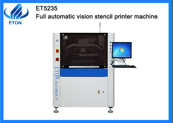 लचीला साइड क्लैंप 220AC 50HZ पूर्ण स्वचालित दृष्टि स्टैंसिल प्रिंटर मशीन को अपनाएं