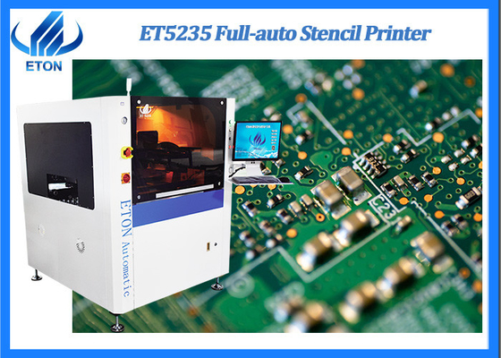 सोल्डर पेस्ट स्क्रीन एसएमटी स्टेंसिल प्रिंटर ET5235 पूर्ण स्वचालित स्क्रीन प्रिंटर