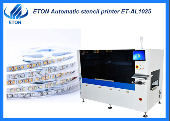 100M LED फ्लेक्सिबल स्ट्रिप SMT ऑटोमैटिक स्टैंसिल प्रिंटर CNC गाइड रेल एडजस्टमेंट