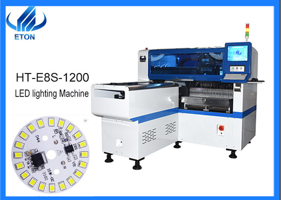 12 हेड्स 45000 CPH LED माउंटिंग मशीन मल्टीफंक्शनल बल्ब मैन्युफैक्चरिंग मशीन