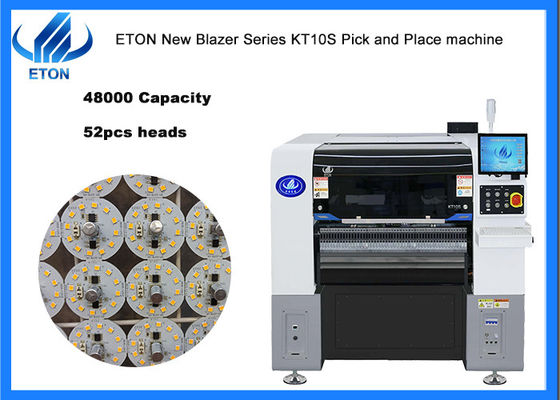 बुद्धिमान 52 फीडर स्टेशन बहुक्रियाशील 480000 क्षमता पिक और प्लेस मशीन