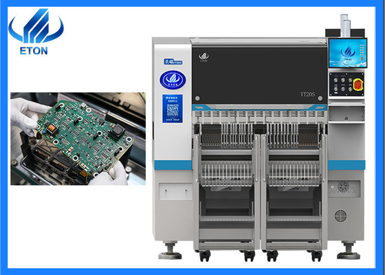 20 नोजल SMT पिक एंड प्लेस मशीन 220V AC 50HZ अनुसंधान एवं विकास सॉफ्टवेयर