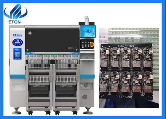 अनुकूलन योग्य 20 हेड मॉड्यूलर प्लेसमेंट प्रेसिजन एसएमटी मशीन फ्री सॉफ्टवेयर अपग्रेड लचीला उत्पादन