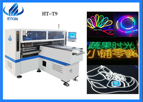 एलईडी नियॉन स्ट्रिप के लिए लीनियर मोटर एसएमटी पिक एंड प्लेस मशीन 68 हेड्स 68 फीडर स्टेशन