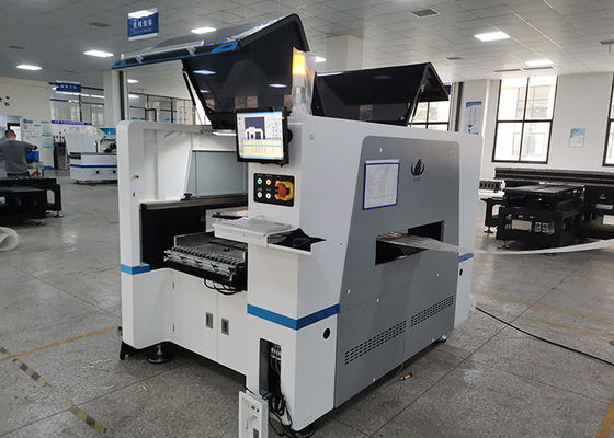 इलेक्ट्रिक प्रोडक्ट्स बोर्ड एसएमटी माउंटर मशीन 32 फीडर स्टेशन 10 हेड्स फ्लाइट विजन कैमरा