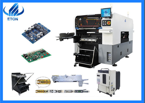 बीजीए सीएसपी पीएलसीसी पीसीबी एसएमटी माउंटिंग मशीन 80000 सीपीएच 64 पीसीएस डॉकिंग कार्ट स्लॉट