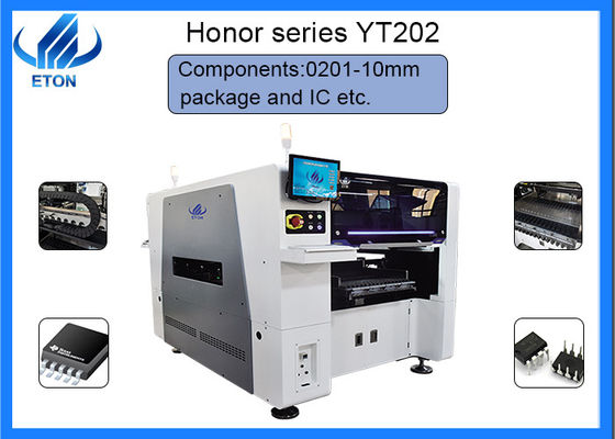 आईसी घटक के लिए 90000 सीपीएच पिक एंड प्लेस उपकरण डबल रेल