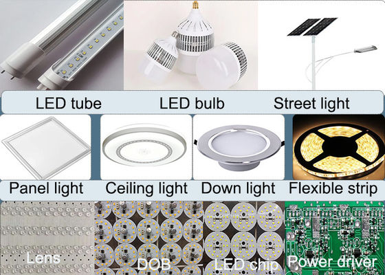 पावर ड्राइवर, लेंस पिक एंड प्लेस मशीन के लिए 45000 cph माउंटिंग की उच्च क्षमता के साथ पूर्ण स्वचालित