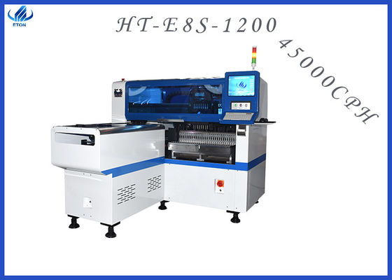 एलईडी लाइट प्रोडक्शन लाइन के लिए 12 हेड हाई स्पीड एसएमटी माउंटिंग मशीन: