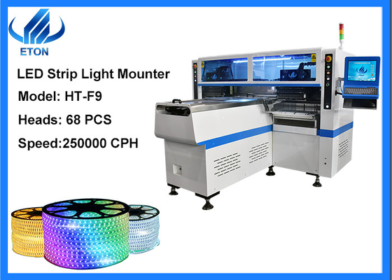 HT-F9 LED स्ट्रिप लाइट माउंटिंग LED चिप/रेसिस्टर/कैपेसिटर SMT मशीन