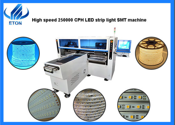 डुअल आर्म फोर मॉड्यूल एसएमटी पिक प्लेस मशीन 6KW फ्लेक्सिबल स्ट्रिप लाइट मेकिंग मशीन
