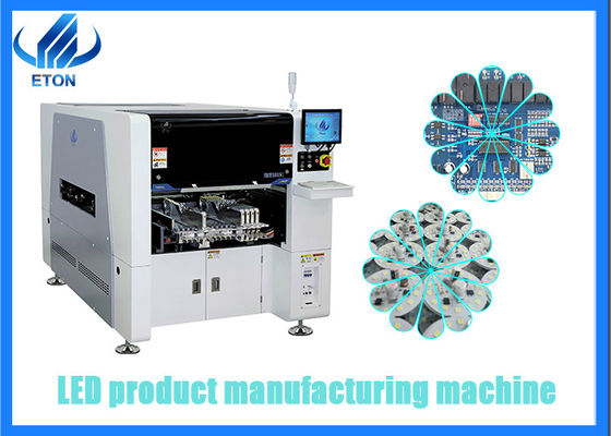 उच्च परिशुद्धता पीसीबी बोर्ड के लिए 0201 घटक एलईडी विनिर्माण मशीन 40000 सीपीएच