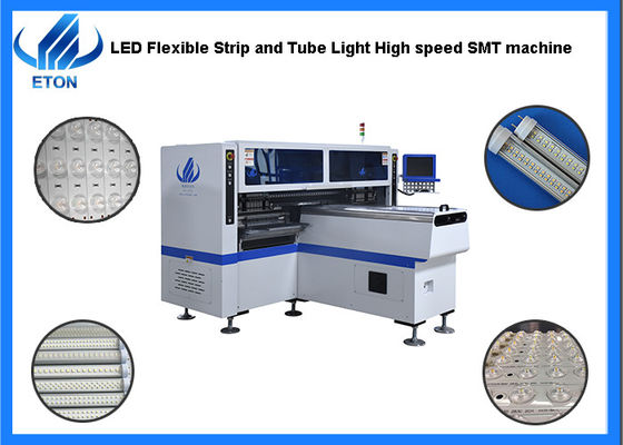 एलईडी फ्लेक्सिबल स्ट्रिप और ट्यूब लाइट हाई स्पीड 170000सीपीएच पिक एंड प्लेस मशीन