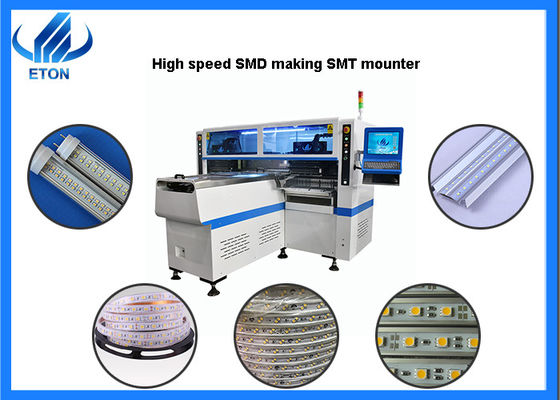 68 हेड 68 फीडर स्टेशनों के साथ ऊर्जा बचत एसएमटी पिक प्लेस मशीन
