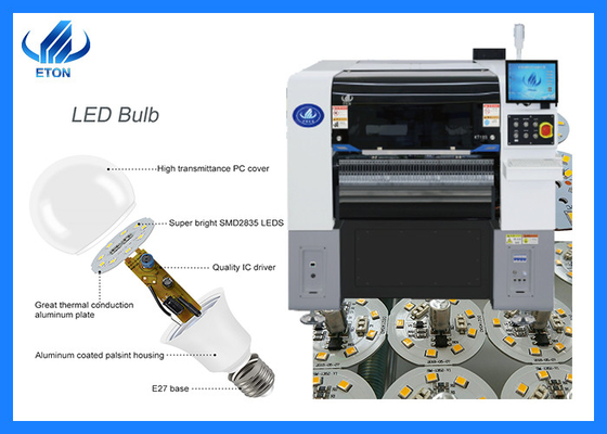 एसएमटी माउंटिंग मशीन KT10S प्रेसिजन CHIP±0.03mm & स्पीड 48000CPH पिक एंड प्लेस मशीन