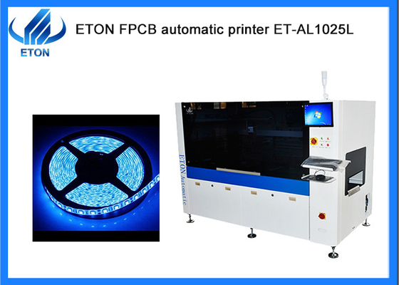 एलईडी लचीली पट्टी के लिए एज क्लैंप फिक्स्ड स्वचालित स्टेंसिल प्रिंटर मशीन