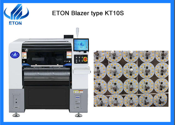 10 सिर एसएमटी पिक एंड प्लेस मशीन 48000 सीपीएच हाई-एंड चुंबकीय रैखिक मोटर के साथ