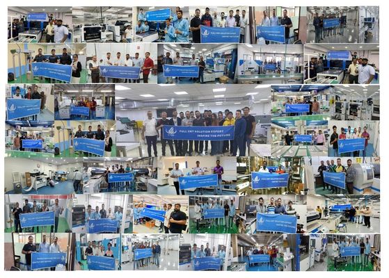 एसएमटी पिक एंड प्लेस मशीन 10 हेड 48000cph इन एलईडी लाइट असेंबली उत्पादन लाइन