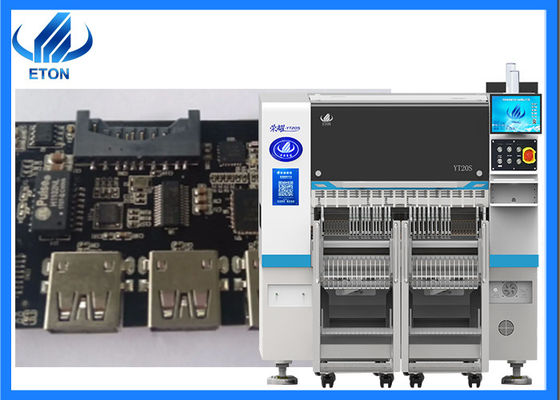 98000CPH SMT पिक एंड प्लेस मशीन 0201 घटकों के लिए 104 फीडर्स के साथ