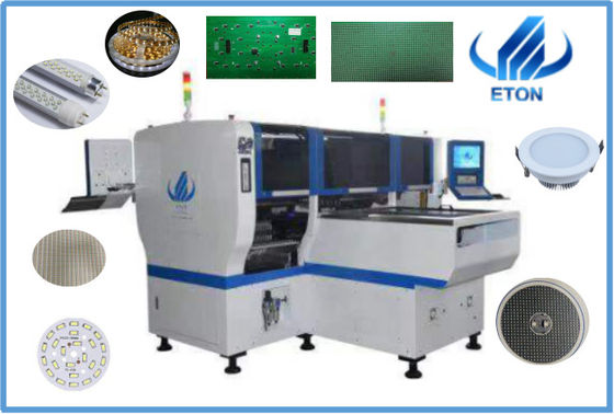 स्वचालित बहुक्रियाशील पिक एंड प्लेस मशीन 380AC 50HZ श्रीमती उत्पादन लाइन के लिए