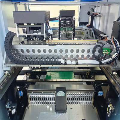 डबल मॉड्यूल श्रीमती पिक प्लेस मशीन उच्च परिशुद्धता डबल बोर्ड 80000cph