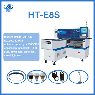 28 पीसीएस फीडर स्टेशन 45000 सीपीएच पिक एंड प्लेस मशीन बनाने वाली बहुआयामी एलईडी लाइट