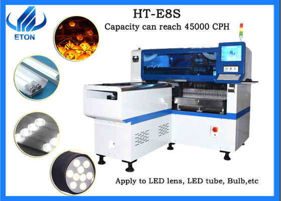 लेंस मेकिंग बल्ब माउंटिंग 45000 CPH 12 हेड्स 28 फीडर पिक एंड प्लेस मशीन