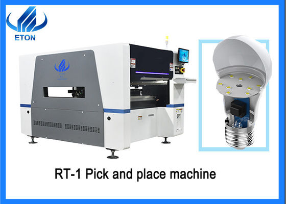 4KW 40000 CPH लीनियर मोटर और सर्वो मोटर LED बल्ब IC PCB SMT पिक एंड प्लेस मशीन