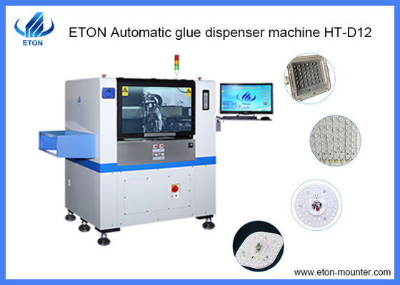 एलईडी लेंस के लिए हाई स्पीड स्वचालित गोंद डिस्पेंसर मशीन बड़े आकार