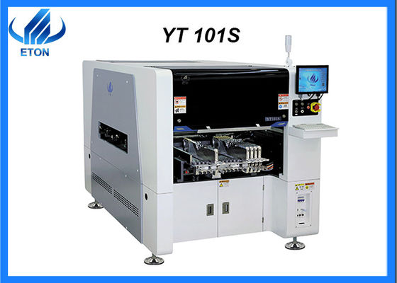 प्रेसिजन 0201 एसएमडी घटक एसएमटी माउंटिंग मशीन 10 हेड 40000cph स्पीड